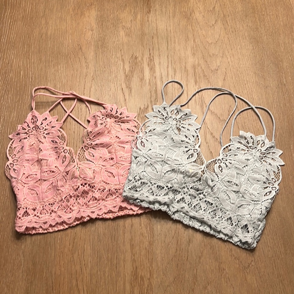 Peach Love Bralettes- Small